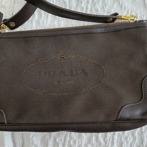 Prada Handbags - Prada Brown Mini Bag